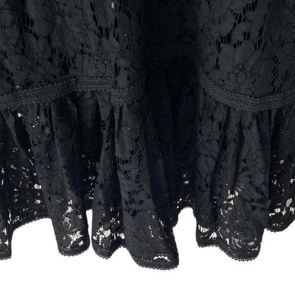 Rachel Parcell Black Lace Cap Sleeve Sheath Midi Dress size XS NWTs - Picture 10 of 10